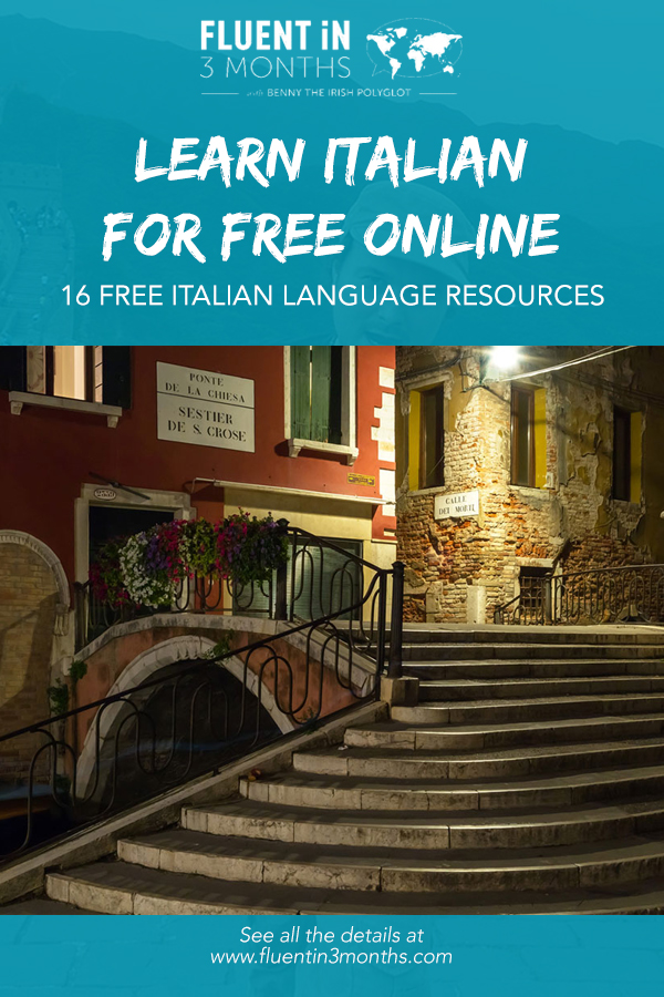 16 Free Online Italian Language Lessons