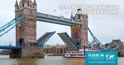 10+ Free Online English Language Lessons