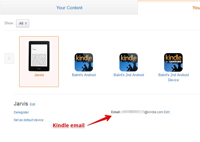 kindle-email