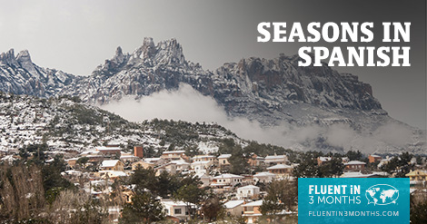 how to say winter in spanish