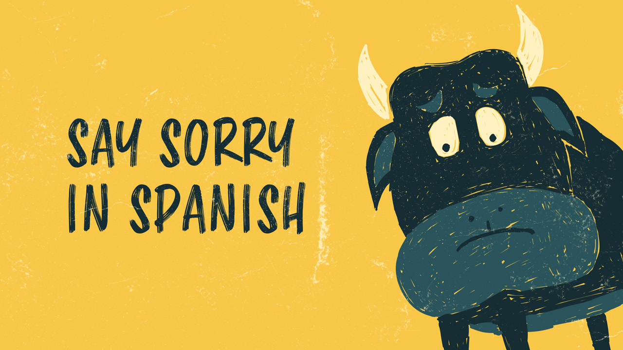 How do you say sorry in spanish