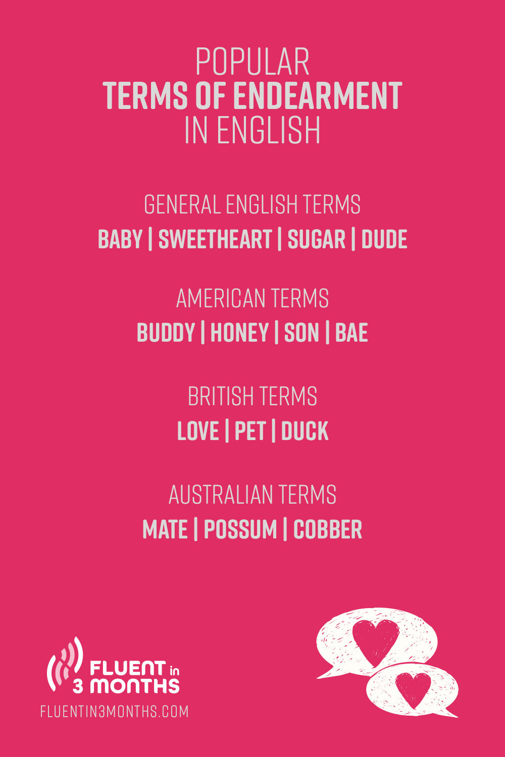 70 Terms of Endearment from Around the World (for Those You Love)