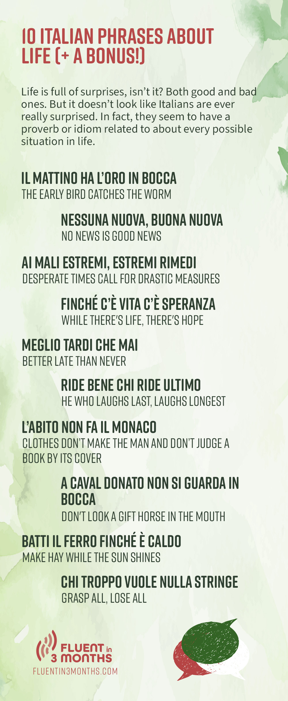 38 Italian Sayings that Italians Really Use