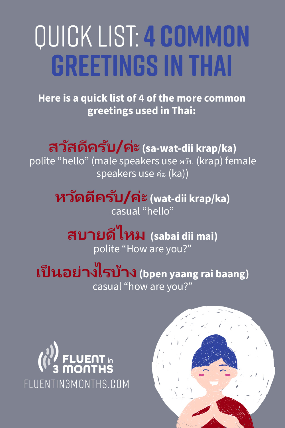  Hello In Thai 9 Ways To Greet Someone In Thai