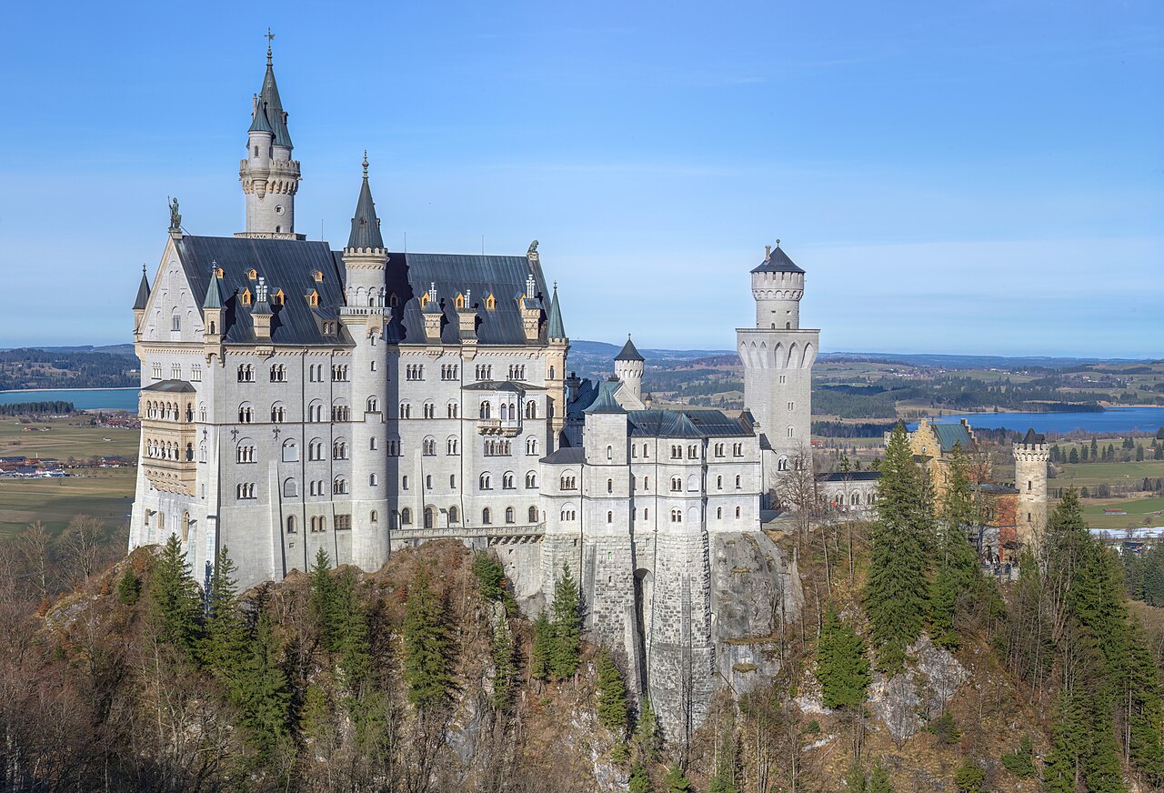 Neuschwanstein Castle in Bavaria, Germany