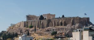 The Parthenon on the Acropolis in Athens, Greece
