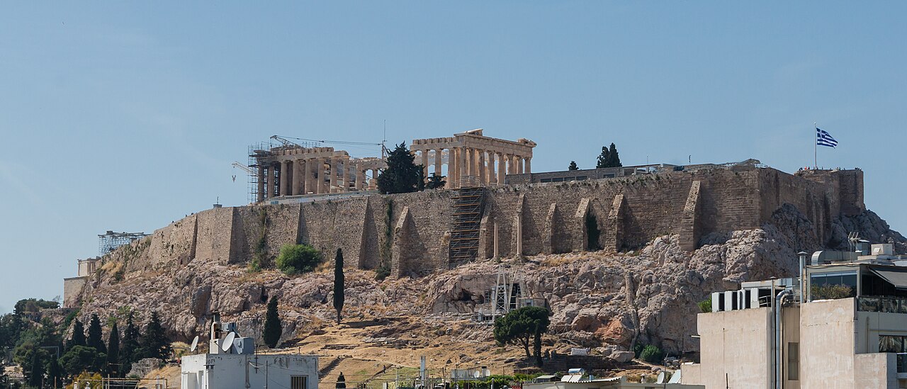 The Parthenon on the Acropolis in Athens, Greece