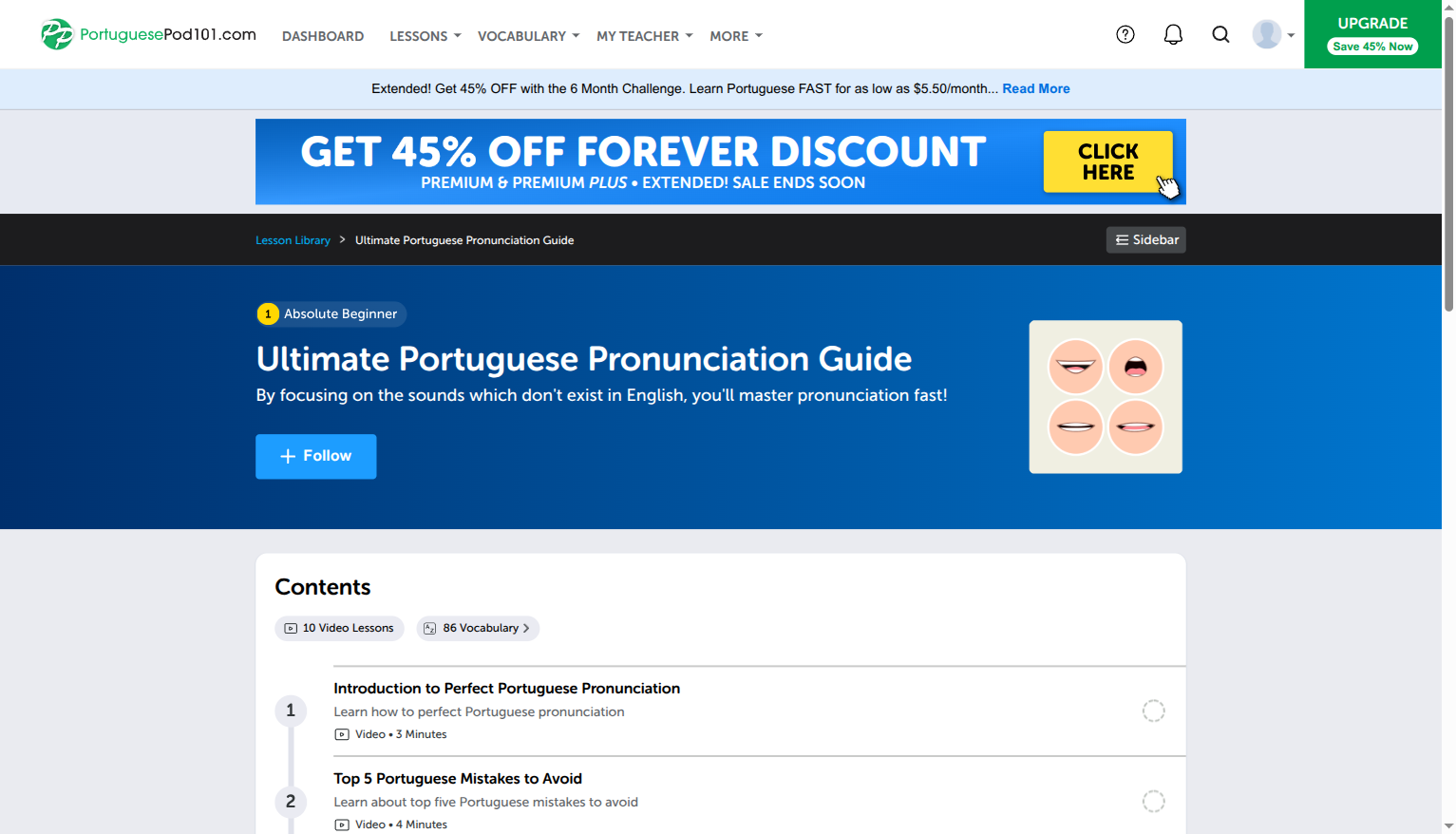 The Ultimate Portuguese Pronunciation Guide series on PortuguesePod101
