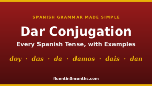 dar conjugation card