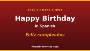 happy birthday in spanish conjugation card